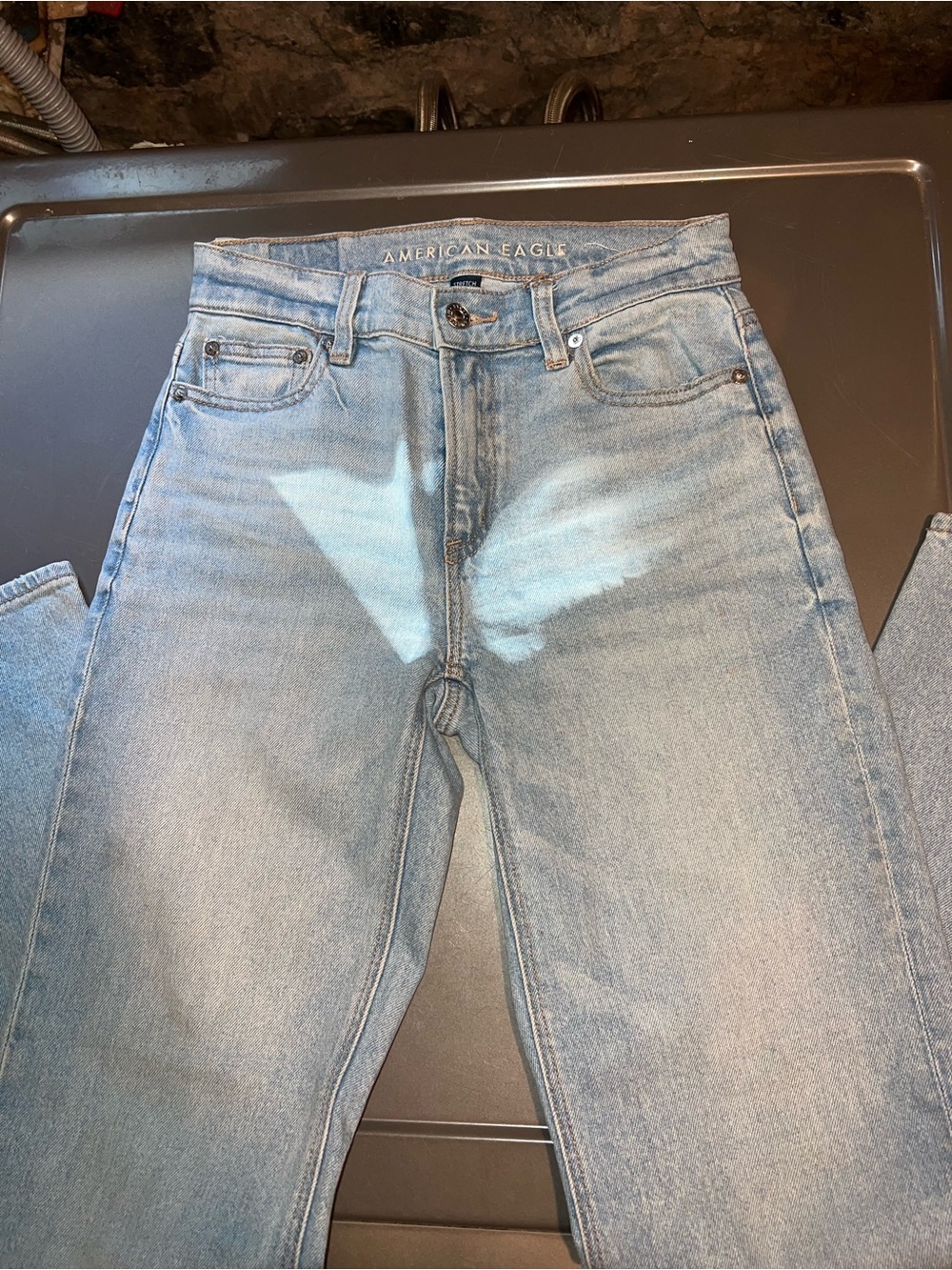 American Eagle Outfitters Women’s High Rise Light Blue Jeans